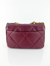 Load image into Gallery viewer, Chanel 19 Quilted Lambskin Medium Flap Bordeaux