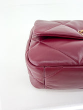 Load image into Gallery viewer, Chanel 19 Quilted Lambskin Medium Flap Bordeaux