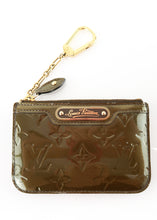 Load image into Gallery viewer, Louis Vuitton Monogram Vernis Cles Key Pouch Olive