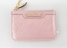 Load image into Gallery viewer, Louis Vuitton Monogram Vernis Cles Key Pouch Rose Ballerine