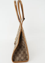 Load image into Gallery viewer, Gucci Monogram Canvas Jackie Tote Beige