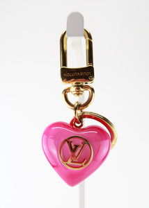 Louis Vuitton Heart Bag Charm Pink