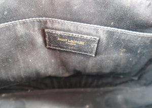 Saint Laurent Calfskin Lou Camera Bag Navy