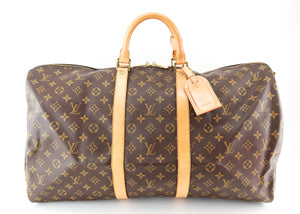 Louis Vuitton Monogram Keepall 55 Bandouliere