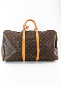 Louis Vuitton Monogram Keepall 55 Bandouliere