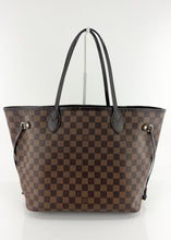 Load image into Gallery viewer, Louis Vuitton Damier Ebene Neverfull MM Rose Ballerine