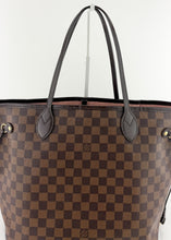Load image into Gallery viewer, Louis Vuitton Damier Ebene Neverfull MM Rose Ballerine