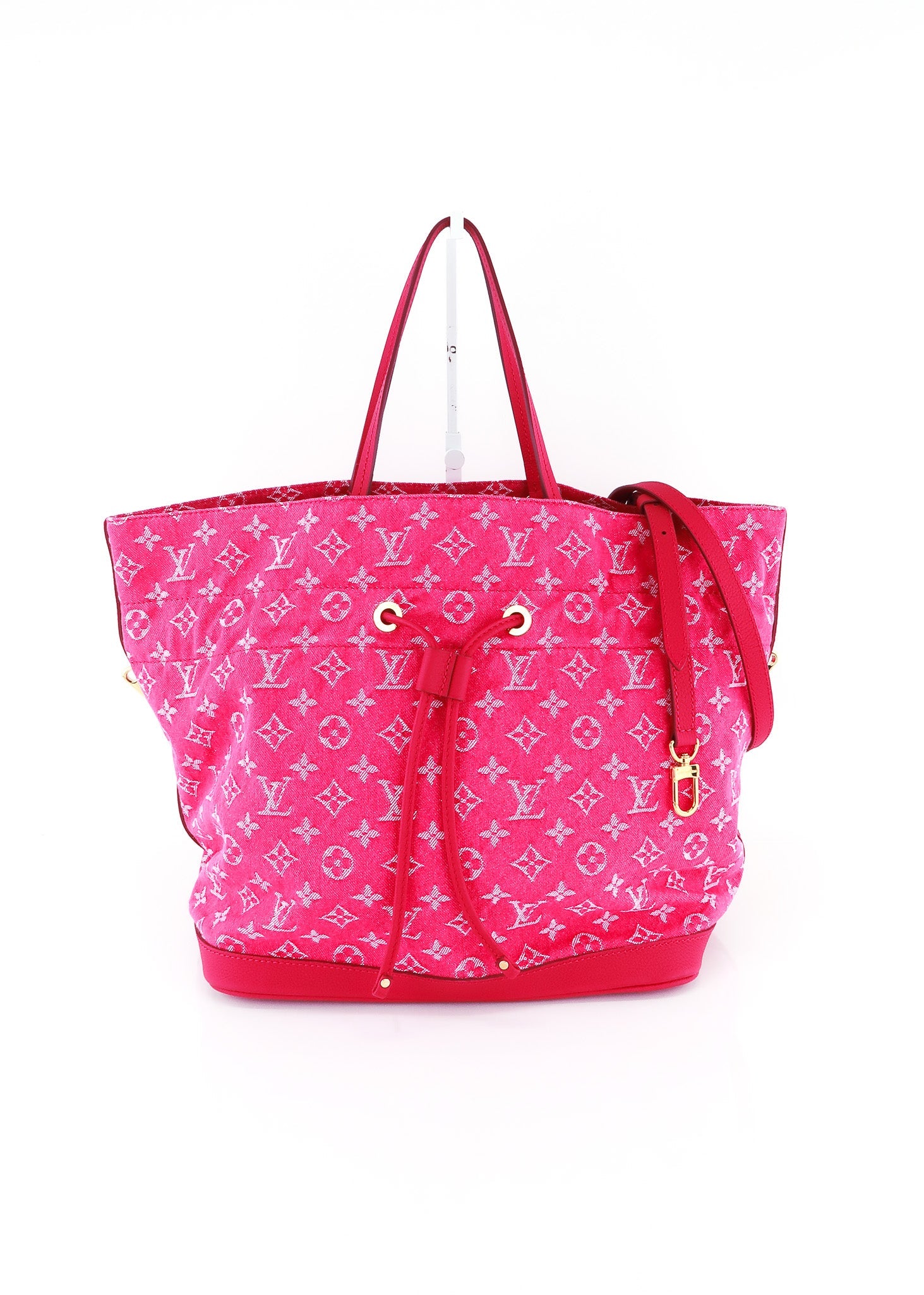 Louis Vuitton ノエフルMM ショルダーバッグデニムピンク Louis Vuitton Denim Noefull MM Pink – DAC