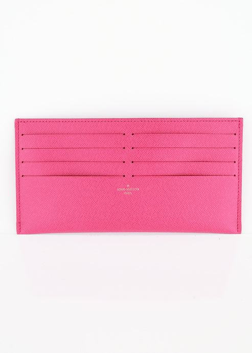 Louis Vuitton Felicie Card Insert Hot Pink