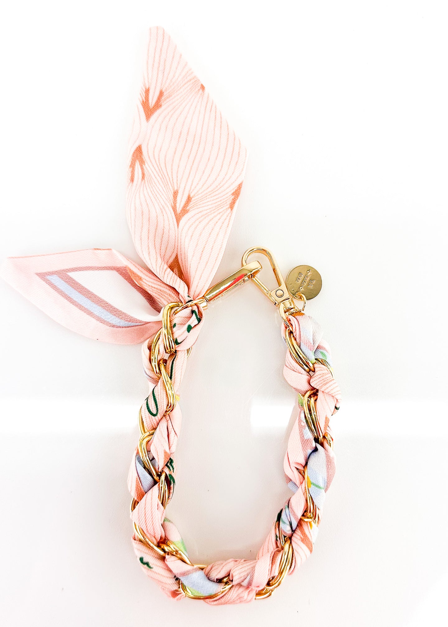 Keepes Pink Scarf Phone Charm