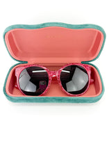Load image into Gallery viewer, Gucci Oversized Pink Glitter Sunglasses