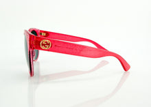 Load image into Gallery viewer, Gucci Oversized Pink Glitter Sunglasses
