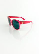Load image into Gallery viewer, Gucci Oversized Pink Glitter Sunglasses