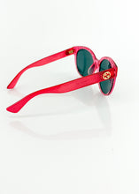 Load image into Gallery viewer, Gucci Oversized Pink Glitter Sunglasses
