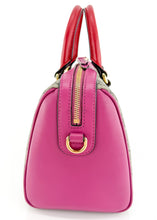 Load image into Gallery viewer, Gucci Supreme Canvas 2 Way Bag Pink Red