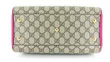 Load image into Gallery viewer, Gucci Supreme Canvas 2 Way Bag Pink Red