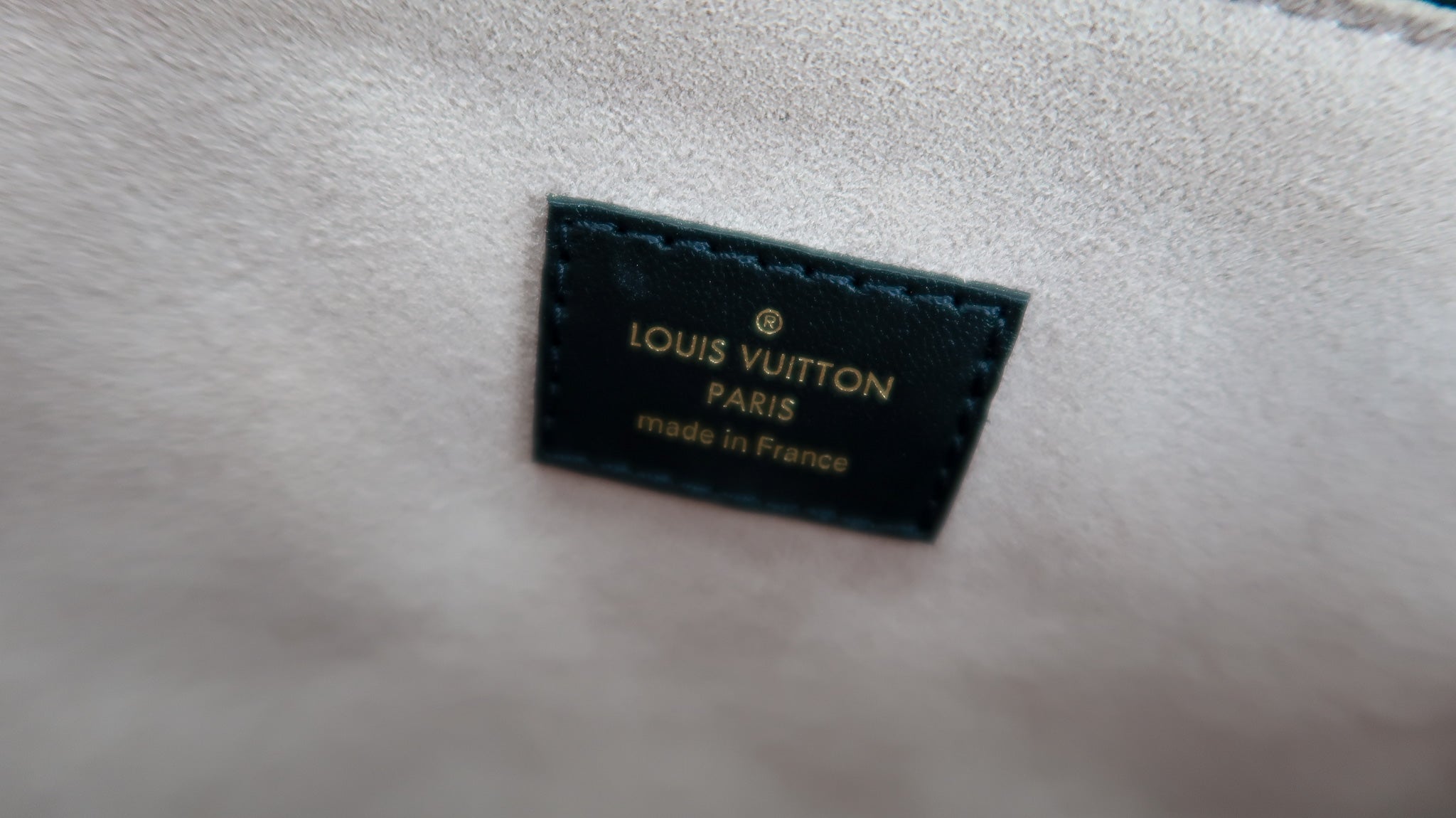 LOUIS VUITTON Lambskin Embossed Monogram Coussin PM Cream 1233830