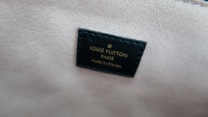 Louis Vuitton Lambskin Embossed Monogram Coussin PM Black