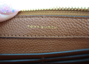 Tory Burch Pebbled Leather Robinson Crossbody Tan