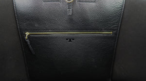 Tory Burch McGraw Large Leather Tote Black