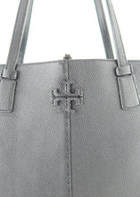 Load image into Gallery viewer, Tory Burch McGraw Large Leather Tote Black