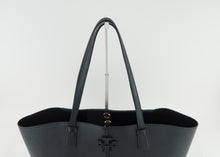 Load image into Gallery viewer, Tory Burch McGraw Large Leather Tote Black