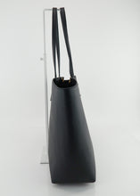 Load image into Gallery viewer, Tory Burch McGraw Large Leather Tote Black