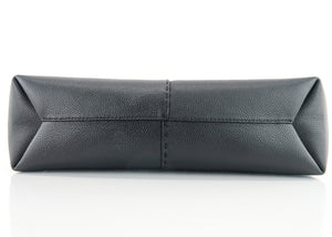 Tory Burch McGraw Large Leather Tote Black