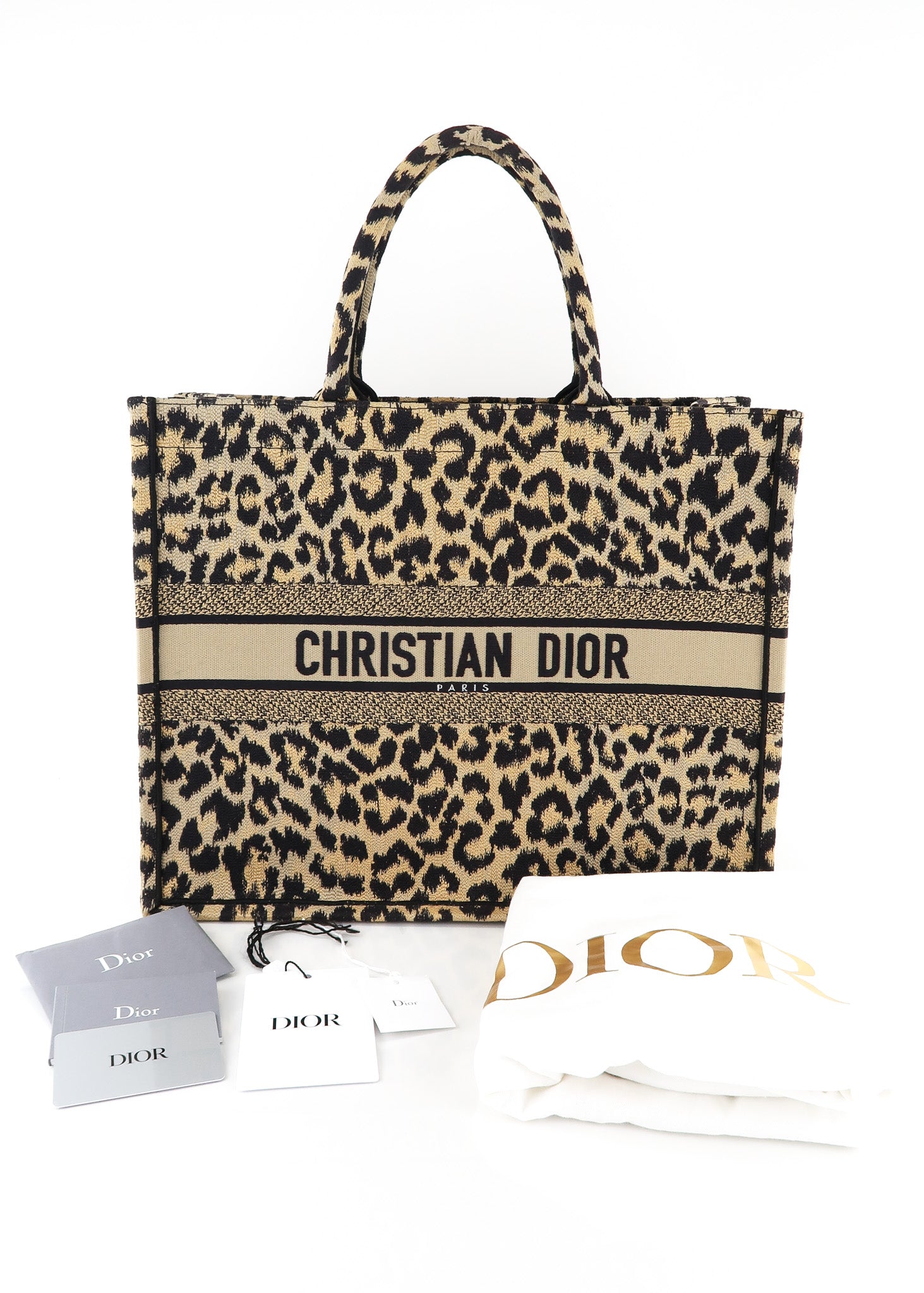 Christian dior animal print tote Clearance