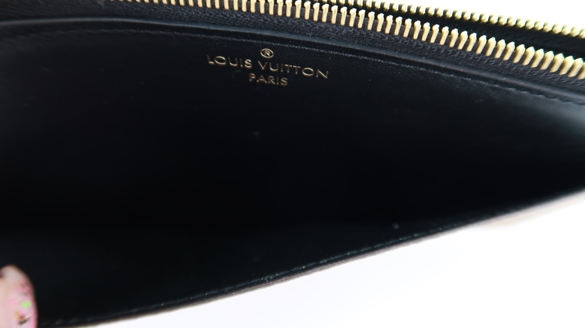 Louis Vuitton Monogram Slim Purse Black
