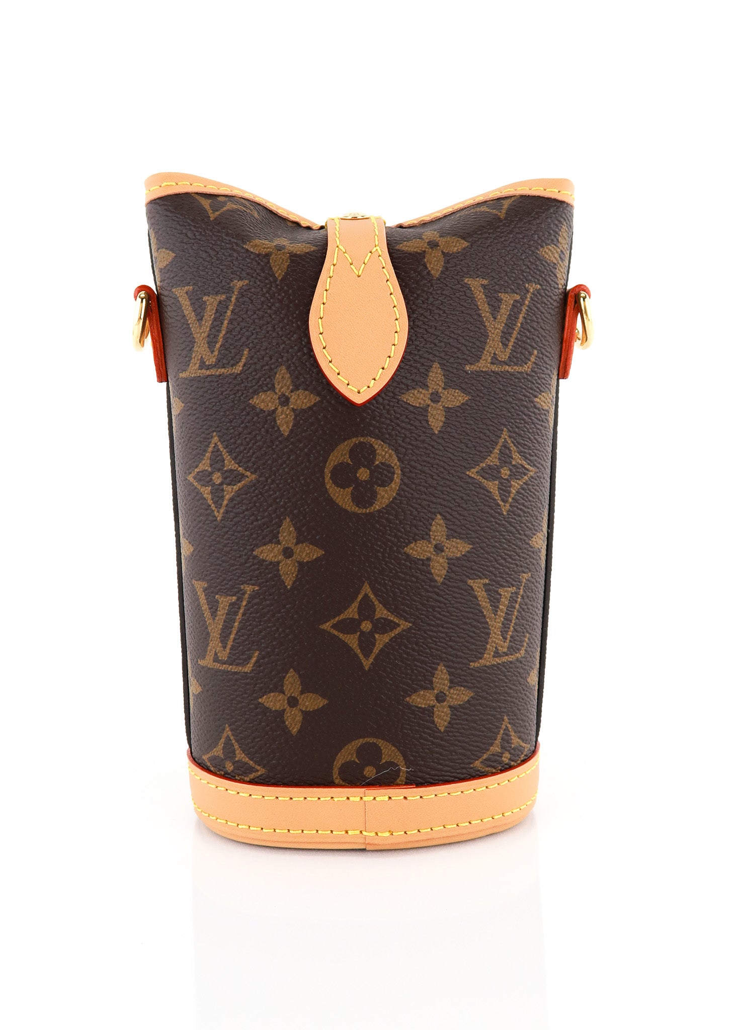 Louis Vuitton Vintage - Monogram Fold Me Pouch - Brown - Leather