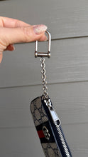Load image into Gallery viewer, Gucci Ophidia Supreme Canvas Key Pouch Navy
