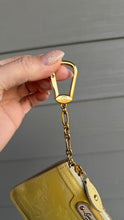 Load image into Gallery viewer, Louis Vuitton Vernis Monogram Key Pouch Yellow