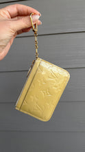 Load image into Gallery viewer, Louis Vuitton Vernis Monogram Key Pouch Yellow