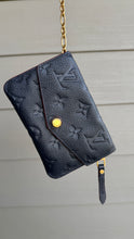 Load image into Gallery viewer, Louis Vuitton Empreinte Key Pouch Navy