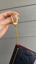 Load image into Gallery viewer, Louis Vuitton Empreinte Key Pouch Navy