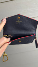 Load image into Gallery viewer, Louis Vuitton Empreinte Key Pouch Navy
