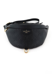 Louis Vuitton LV Bumbag empreinte leather new Black ref.208509