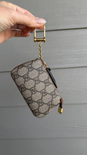 Load image into Gallery viewer, Gucci Supreme Canvas Monogram Key Pouch Brown