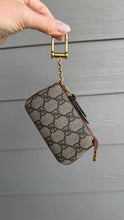 Load image into Gallery viewer, Gucci Supreme Canvas Monogram Key Pouch Brown