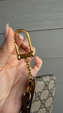 Load image into Gallery viewer, Gucci Supreme Canvas Monogram Key Pouch Brown