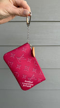 Load image into Gallery viewer, Louis Vuitton Heritage Monogram Key Pouch Small Pink