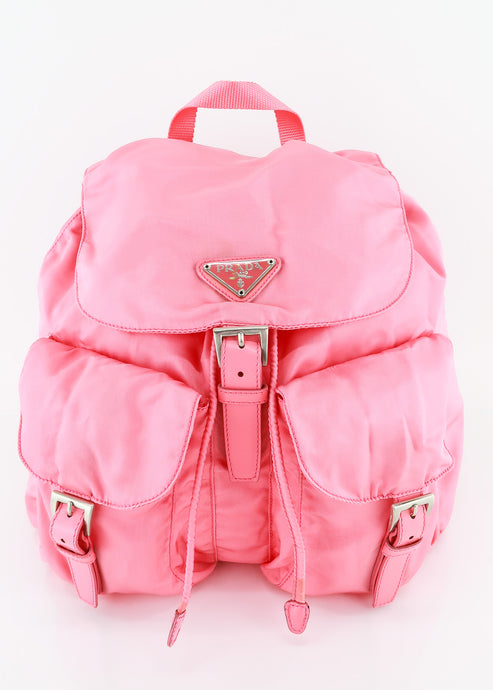 Prada Vela Backpack Pink