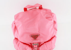 Prada Vela Backpack Pink