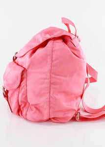 Prada Vela Backpack Pink