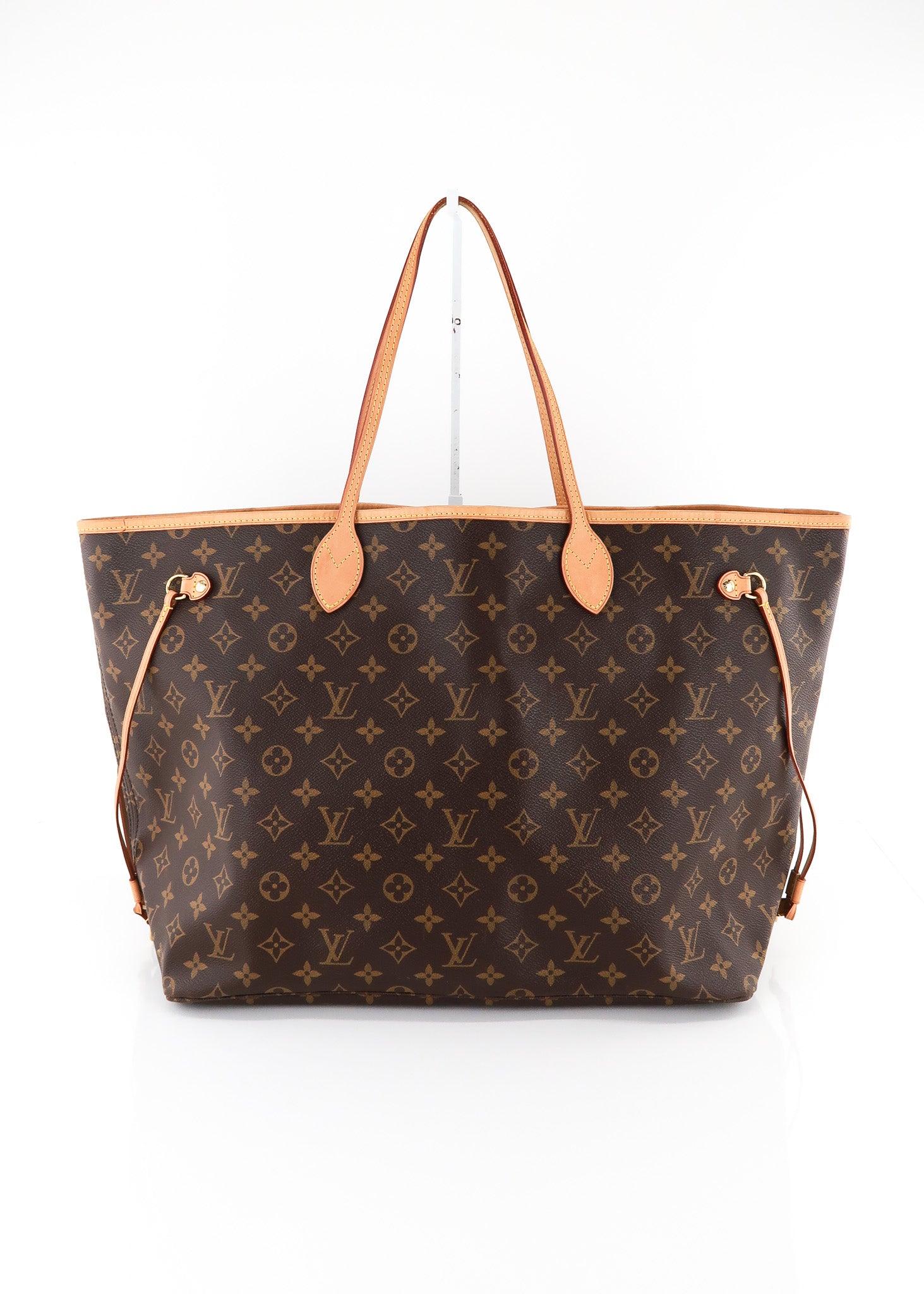 LOUIS VUITTON Neverfull GM Monogram Canvas Tote Bag Brown