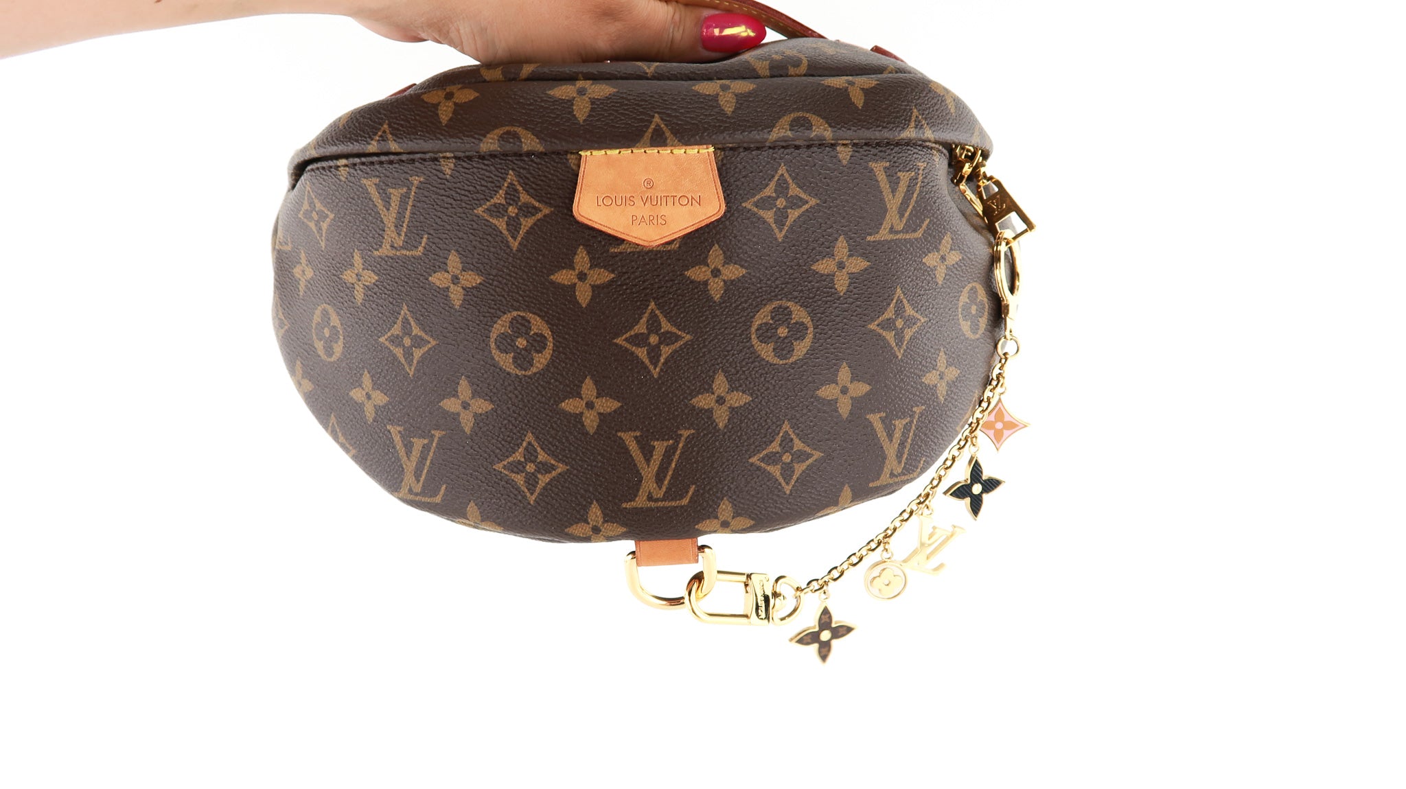 Louis Vuitton Gold & Multicolor Spring Street Chain Bag Charm QJA2UF17MB003