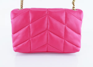 Saint Laurent Puffer Mini LouLou Pink