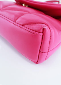 Saint Laurent Puffer Mini LouLou Pink