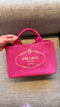 Load image into Gallery viewer, Prada Canapa Mini Pink 2 Way